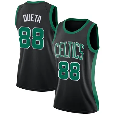 Black Neemias Queta Women's Swingman Boston Celtics Jersey - Statement Edition