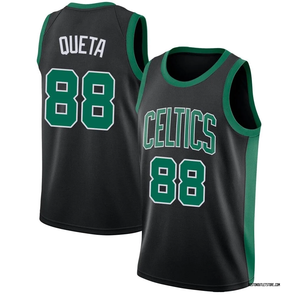 Black Neemias Queta Youth Swingman Boston Celtics Jersey - Statement Edition