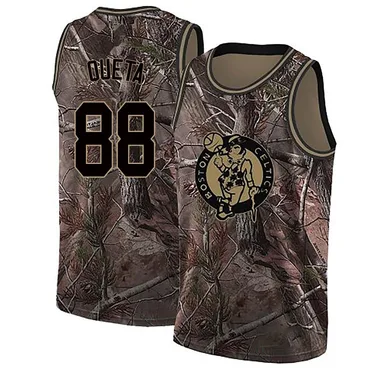 Camo Neemias Queta Youth Swingman Boston Celtics Realtree Collection Jersey
