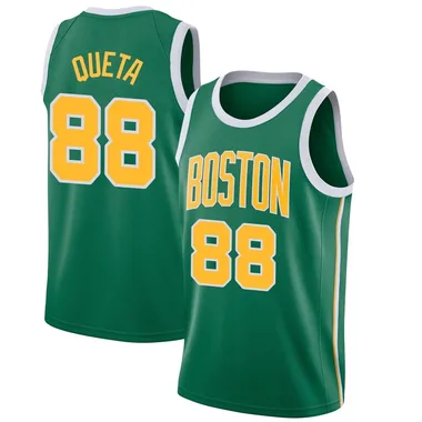 Green Neemias Queta Men's Swingman Boston Celtics 2018/19 Jersey - Earned Edition