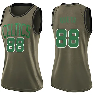 Green Neemias Queta Women's Swingman Boston Celtics Salute to Service Jersey